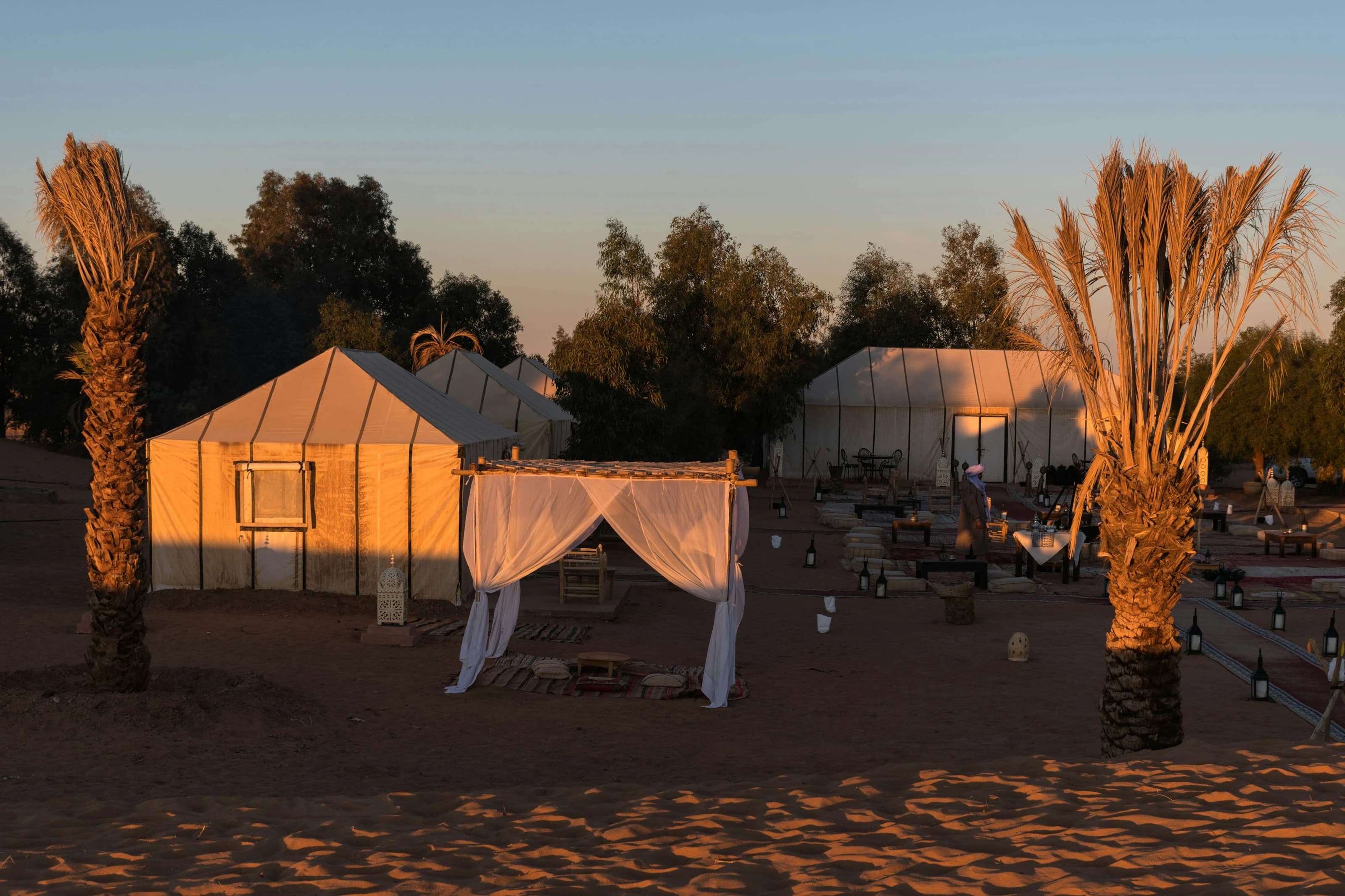 Campamento privado entre las dunas de Erg Chebbi